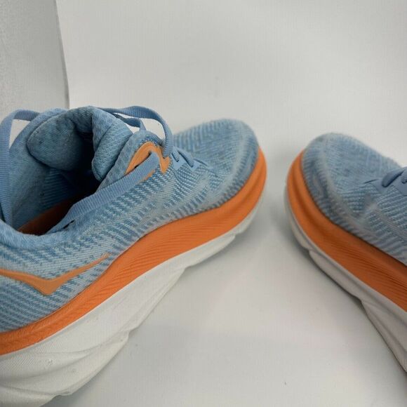 Hoka One One W Clifton 9 Shoes Women Size 6B Blue Running Cushioned Trainer - Picture 11 of 15